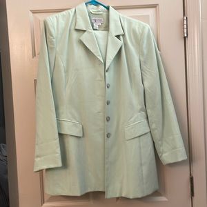 New with tags Reflections blazer size 16 and trousers size 14 color light green